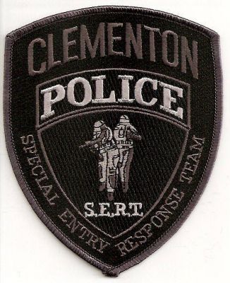 Clementon Police S.E.R.T.
Thanks to EmblemAndPatchSales.com for this scan.
Keywords: new jersey sert special entry response team