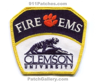 Clemson University Fire EMS Department Patch (South Carolina)
Scan By: PatchGallery.com
Keywords: dept.