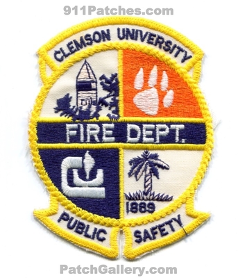 Clemson University Fire Department Patch (South Carolina)
Scan By: PatchGallery.com
Keywords: dept. of public safety dps 1889