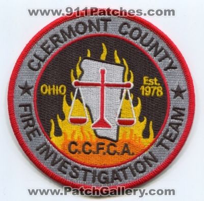 Clermont County Fire Investigation Team (Ohio)
Scan By: PatchGallery.com
Keywords: ccfca c.c.f.c.a.