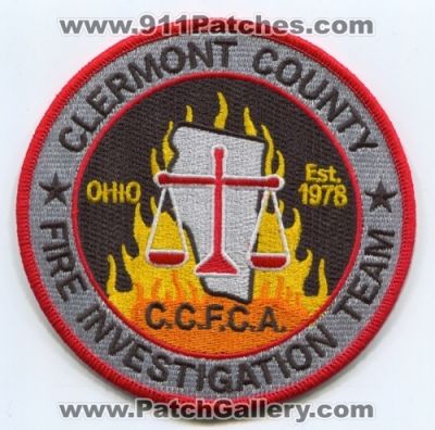 Clermont County Fire Investigation Team (Ohio)
Scan By: PatchGallery.com
Keywords: ccfca c.c.f.c.a.