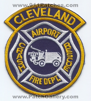 Cleveland Airport Crash Fire Rescue CFR Department Patch (Ohio)
Scan By: PatchGallery.com
Keywords: dept. c.f.r. arff aircraft rescue firefighter firefighting