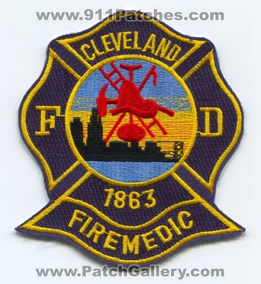 Cleveland Fire Department Firemedic Patch (Ohio)
Scan By: PatchGallery.com
Keywords: dept. fd paramedic