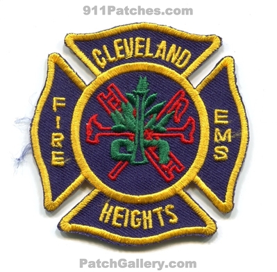 Cleveland Heights Fire Department Patch (Ohio)
Scan By: PatchGallery.com
Keywords: dept. ems