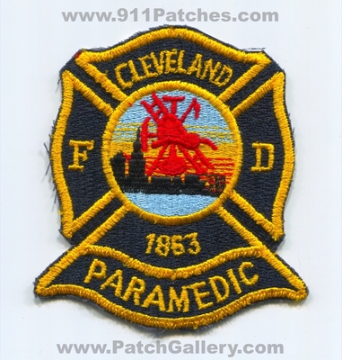 Cleveland Fire Department Paramedic Patch (Ohio)
Scan By: PatchGallery.com
Keywords: dept. fd 1863 ems