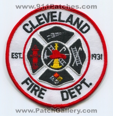 Cleveland Fire Department Patch (UNKNOWN STATE)
Scan By: PatchGallery.com
Keywords: dept.