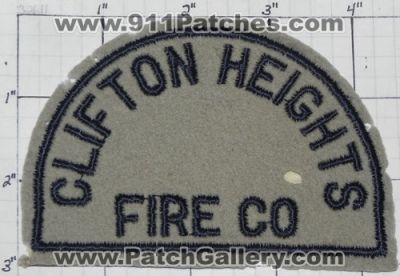 Clifton Heights Fire Company (Pennsylvania)
Thanks to swmpside for this picture.
Keywords: co. department dept.