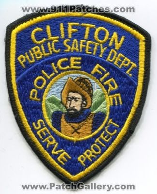 Clifton Public Safety Department Fire Police Patch (Colorado)
[b]Scan From: Our Collection[/b]
Keywords: dept. of dps