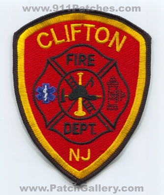 Clifton Fire Department Patch (New Jersey)
Scan By: PatchGallery.com
Keywords: dept. nj