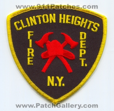 Clinton Heights Fire Department Patch (New York)
Scan By: PatchGallery.com
Keywords: dept. n.y.