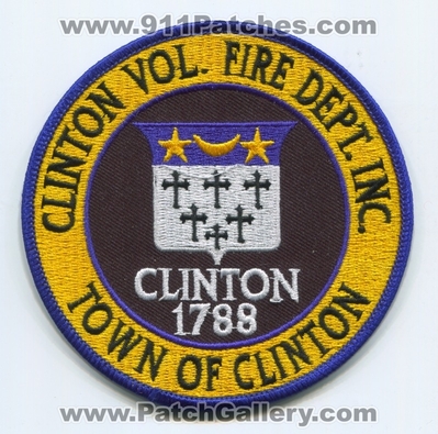 Clinton Volunteer Fire Company Inc Patch (New York)
Scan By: PatchGallery.com
Keywords: vol. co. inc. department dept.