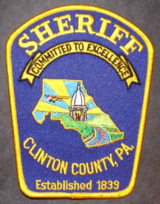 Clinton County Sheriff (Pennsylvania)
Thanks to Joseph Blazina for this picture.
(Confirmed)
www.clintoncountypa.com

