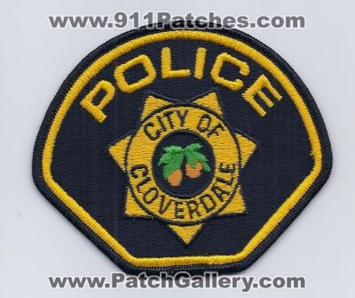 Cloverdale Police Department (California)
Thanks to PaulsFirePatches.com for this scan.
Keywords: dept. city of