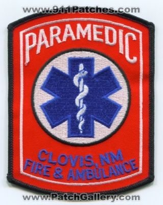 Clovis Fire and Ambulance Department Paramedic (New Mexico)
Scan By: PatchGallery.com
Keywords: & dept. ems nm