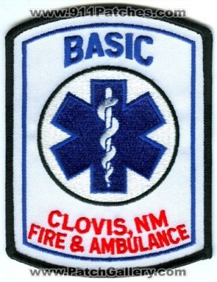 Clovis Fire and Ambulance Department EMT Basic (New Mexico)
Scan By: PatchGallery.com
Keywords: & dept. ems emergency medical technician
