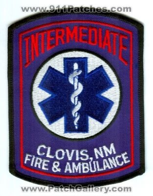 Clovis Fire and Ambulance Department EMT Intermediate (New Mexico)
Scan By: PatchGallery.com
Keywords: & dept. ems