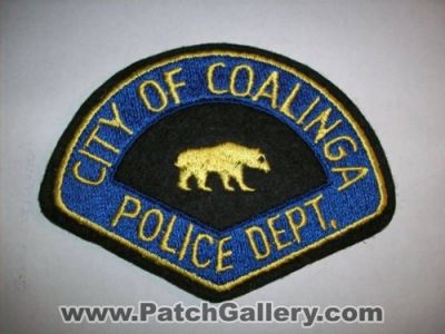 Coalinga Police Department (California)
Thanks to 2summit25 for this picture.
Keywords: dept. city of