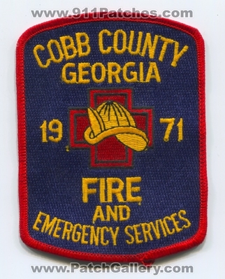 Cobb County Fire and Emergency Services Department Patch (Georgia)
Scan By: PatchGallery.com
Keywords: co. & dept. 1971