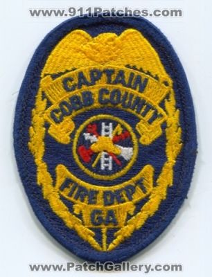 Cobb County Fire Department Captain (Georgia)
Scan By: PatchGallery.com
Keywords: co. dept. ga
