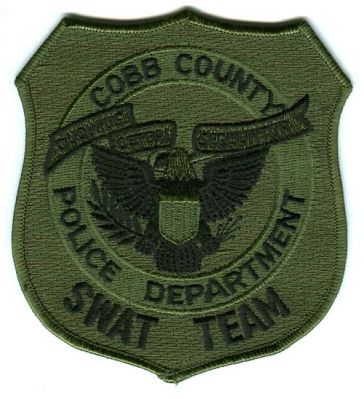 Cobb County Police SWAT Team (Georgia)
Scan By: PatchGallery.com
Keywords: department
