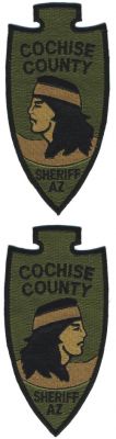 Cochise County Sheriff (Arizona)
Thanks to BensPatchCollection.com for this scan.
