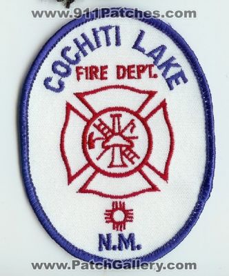 Cochita Lake Fire Department (New Mexico)
Thanks to Mark C Barilovich for this scan.
Keywords: dept. n.m.