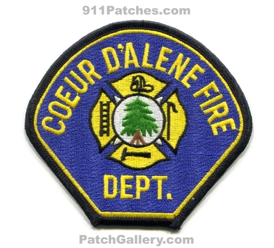 Coeur d'Alene Fire Department Patch (Idaho)
Scan By: PatchGallery.com
Keywords: dalene dept.