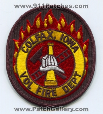 Colfax Volunteer Fire Department (Iowa)
Scan By: PatchGallery.com
Keywords: vol. dept.