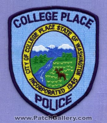 College Place Police Department (Washington)
Thanks to apdsgt for this scan.
Keywords: dept. city of