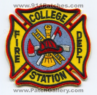 College Station Fire Department Patch (Texas)
Scan By: PatchGallery.com
Keywords: dept.