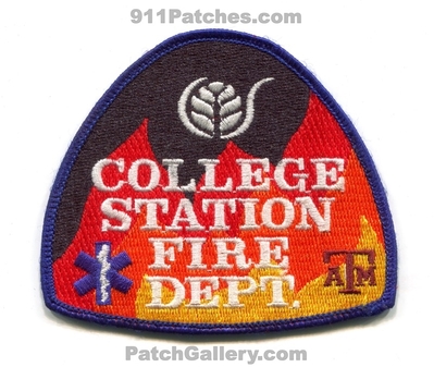 College Station Fire Department Patch (Texas)
Scan By: PatchGallery.com
Keywords: dept. a&m university