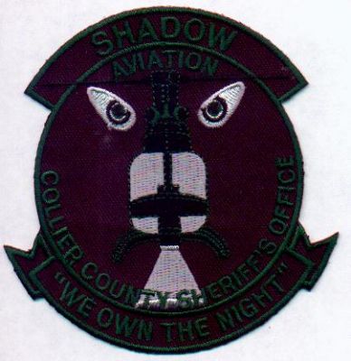 Collier County Sheriff's Office Aviation
Thanks to EmblemAndPatchSales.com for this scan.
Keywords: florida helicopter sheriffs