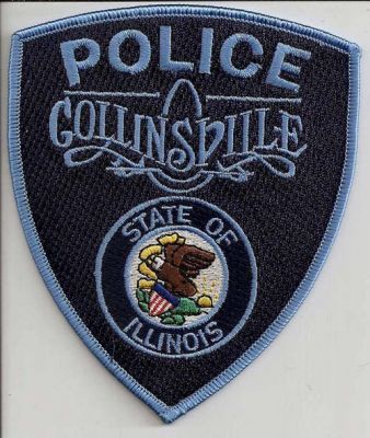 Collinsville Police
Thanks to EmblemAndPatchSales.com for this scan.
Keywords: illinois