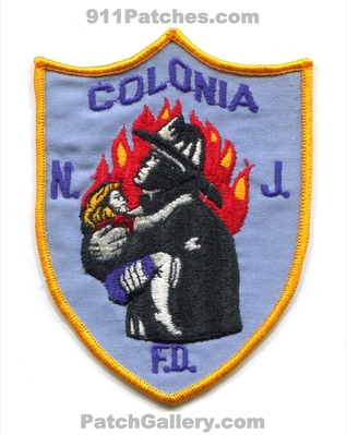 Colonia Fire Department Patch (New Jersey)
Scan By: PatchGallery.com
Keywords: dept.