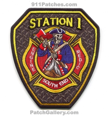 Colonial Heights Fire and EMS Department Station 1 Patch (Virginia)
Scan By: PatchGallery.com
[b]Patch Made By: 911Patches.com[/b]
Keywords: & dept. engine medic company co. south end