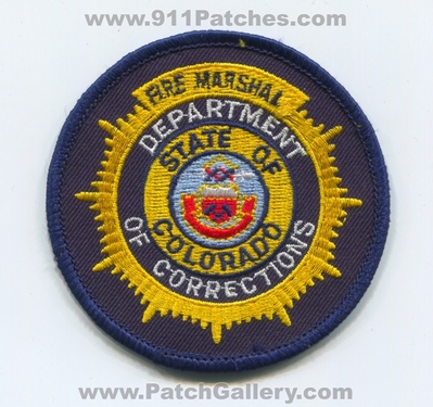 Colorado Department of Correction Fire Marshal Patch (Colorado)
[b]Scan From: Our Collection[/b]
Keywords: dept. doc d.o.c. state of