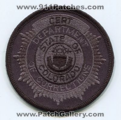 Colorado Department of Corrections CERT (Colorado)
Scan By: PatchGallery.com
Keywords: dept. doc state of