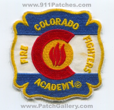 Colorado Fire Fighters Academy Patch (Colorado)
Scan By: PatchGallery.com
Keywords: firefighters school department dept.