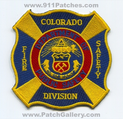 Colorado Division of Fire Safety Patch (Colorado)
[b]Scan From: Our Collection[/b]
Keywords: div. department dept. public safety dps d.p.s.