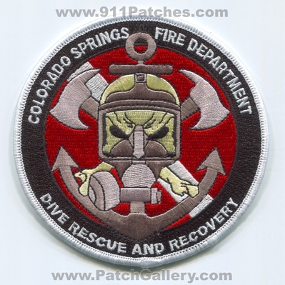 Colorado Springs Fire Department Dive Rescue and Recovery Patch (Colorado)
[b]Scan From: Our Collection[/b]
Keywords: dept. csfd company co. station scuba