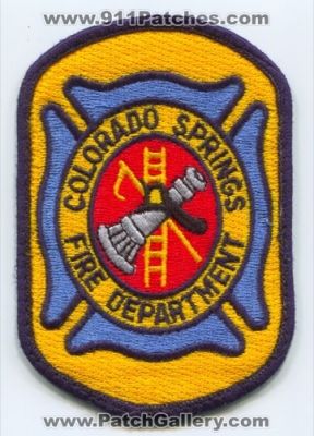 Colorado Springs Fire Department Patch (Colorado)
[b]Scan From: Our Collection[/b]
Keywords: dept. csfd