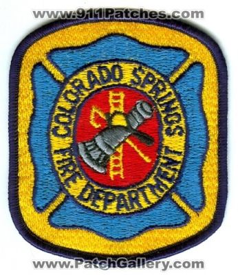 Colorado Springs Fire Department Patch (Colorado)
[b]Scan From: Our Collection[/b]
