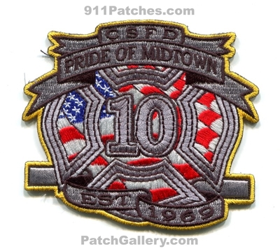 Colorado Springs Fire Department Station 10 Patch (Colorado)
[b]Scan From: Our Collection[/b]
Keywords: dept. csfd c.s.f.d. pride of midtown est 1969