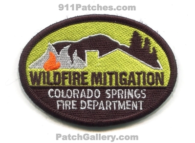 Colorado Springs Fire Department Wildfire Mitigation Patch (Colorado)
[b]Scan From: Our Collection[/b]
Keywords: dept. csfd forest wildland