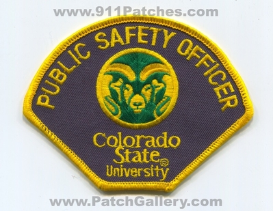Colorado State University CSU Police Department Public Safety Officer Patch (Colorado)
Scan By: PatchGallery.com
Keywords: c.s.u. dept. college school rams