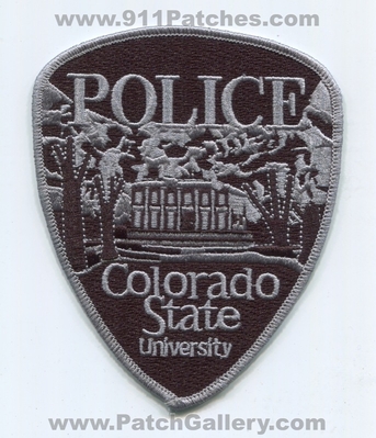 Colorado State University CSU Police Department Patch (Colorado)
Scan By: PatchGallery.com
Keywords: c.s.u. dept. college school rams