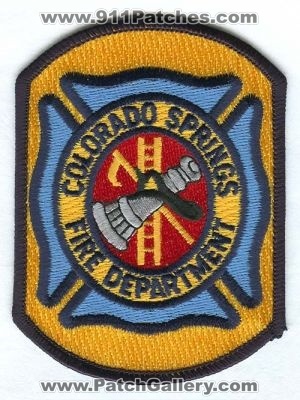 Colorado Springs Fire Department Patch (Colorado)
[b]Scan From: Our Collection[/b]
