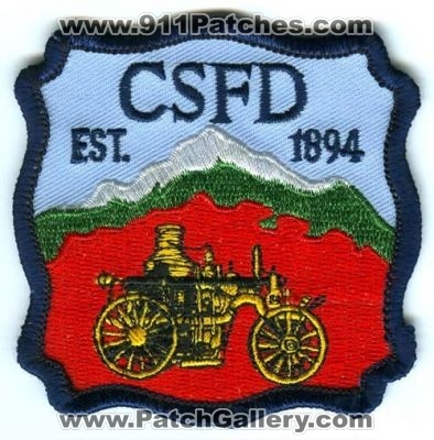 Colorado Springs Fire Department Patch (Colorado)
[b]Scan From: Our Collection[/b]
Keywords: csfd