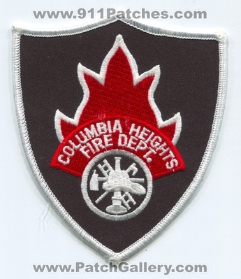 Columbia Heights Fire Department Patch (Minnesota)
Scan By: PatchGallery.com
Keywords: dept.
