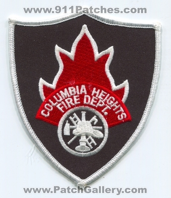 Columbia Heights Fire Department Patch (Minnesota)
Scan By: PatchGallery.com
Keywords: dept.